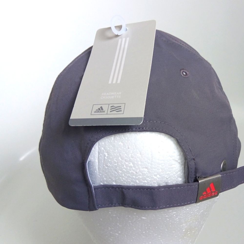 Adidas Gray And Red Stripes Golf Cap - Picture 3 of 12